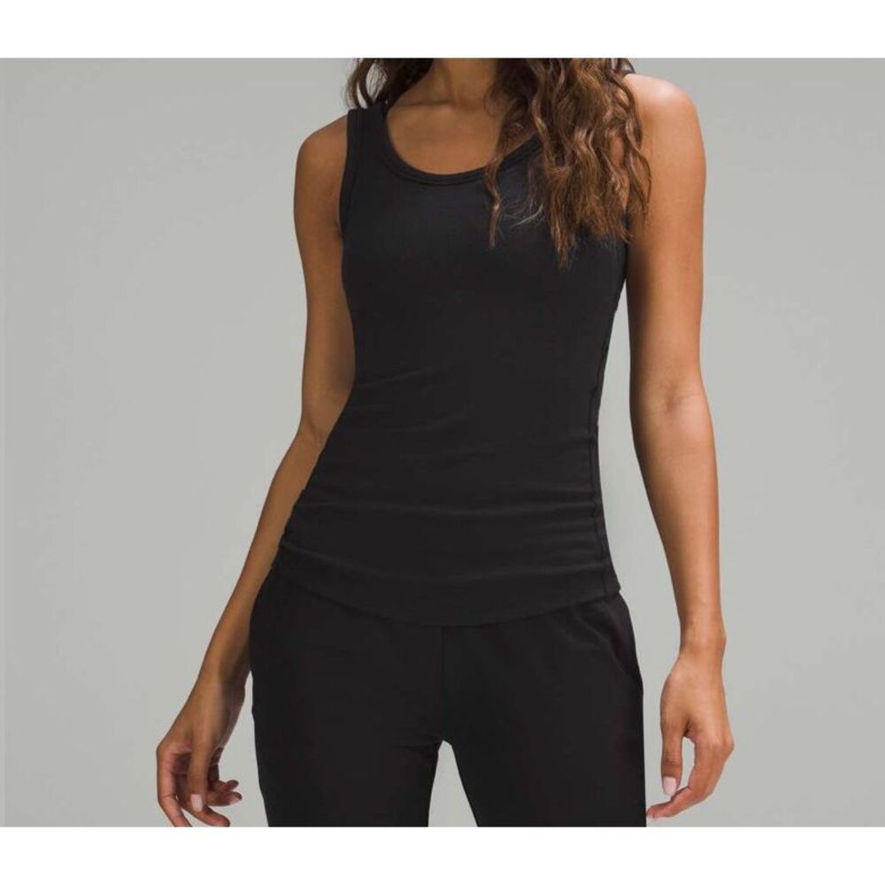 Lululemon Hold Tight Scoop Neck Tank Top, Black, 8, EUC